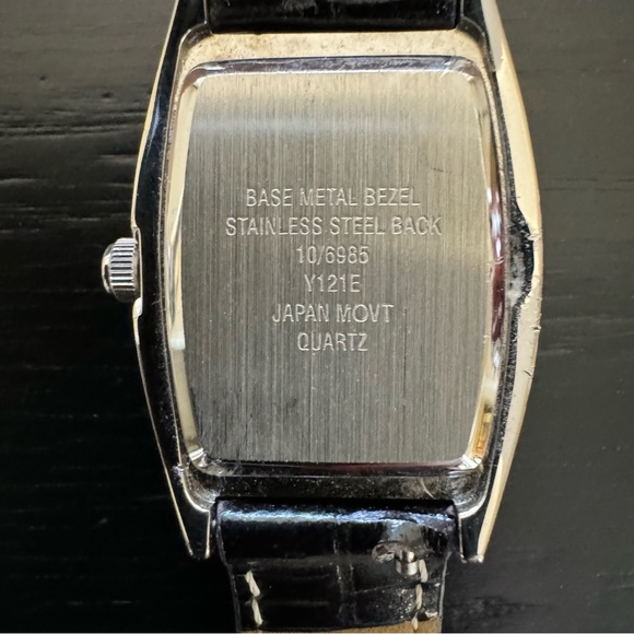 ANNE KLEIN LADIES WATCH W/ INTERCHANGEABLE BANDS- BLACK/PINK/WHITE & PURPLE - Picture 3 of 11